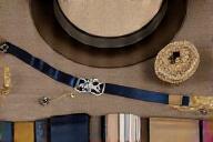 Bande per cappelli lavorate in seta