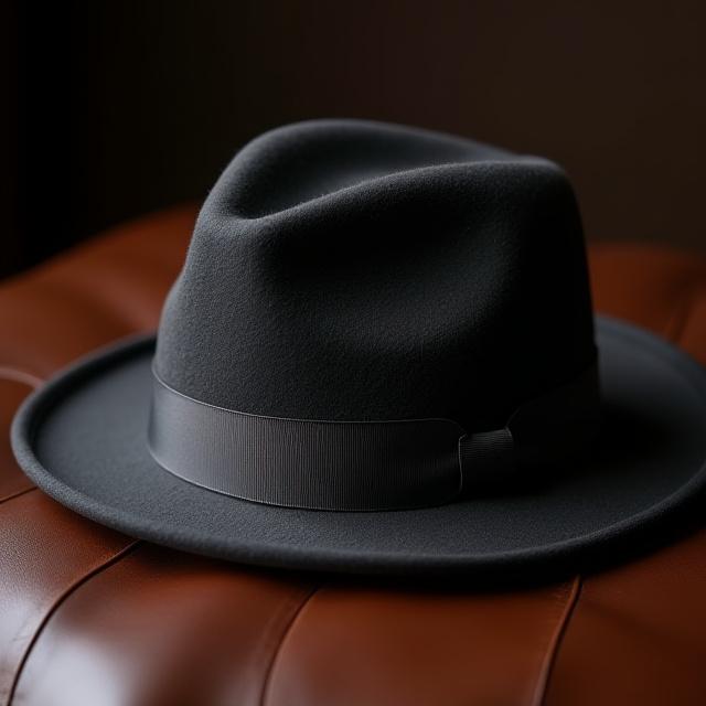 Fedora classica grigia fatta su misura